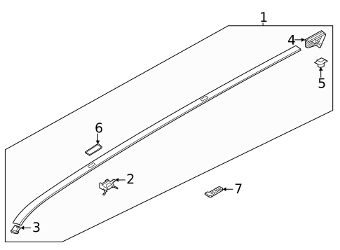 Exterior Trim - Roof for 2025 Kia Soul #0