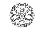 6AN71U24AA - : Wheel, Alloy for Fiat: 500X Image