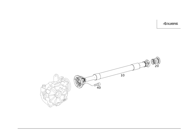 79908404 - Propeller Shaft: Cap Screw W Hexal. Socket for Mercedes-Benz Image image