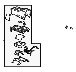 20943716 - : Light Cashmere Front Floor Compartment for Chevrolet: Silverado 1500, Silverado 2500 HD, Silverado 3500 HD | GMC: Sierra 1500, Sierra 2500 HD, Sierra 3500 HD Image