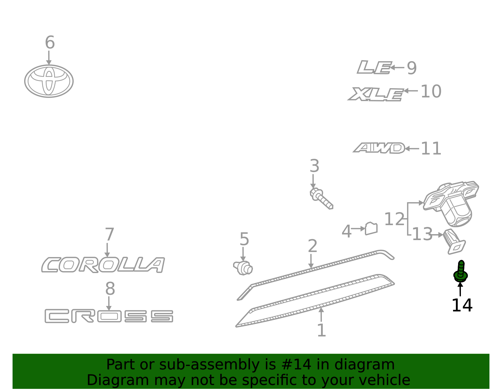 Toyota Parts Camera 86790-0A110 | Toyota Parts|Toyota Online Parts