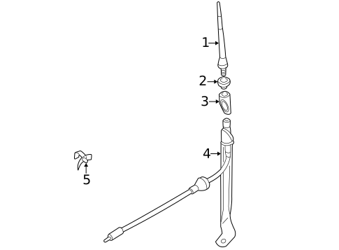 Antenna & Radio for 2000 Nissan Quest #0
