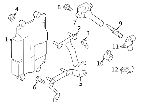 Brackets, Flanges & Hangers for 2024 Subaru Crosstrek #0