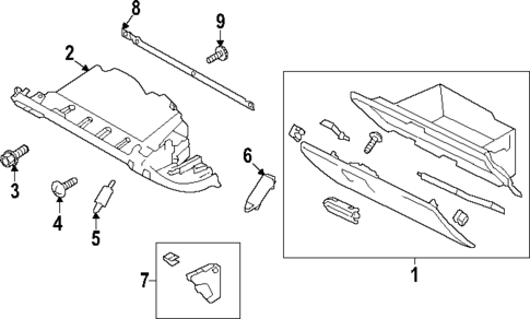 Glove Box for 2024 Subaru BRZ #0