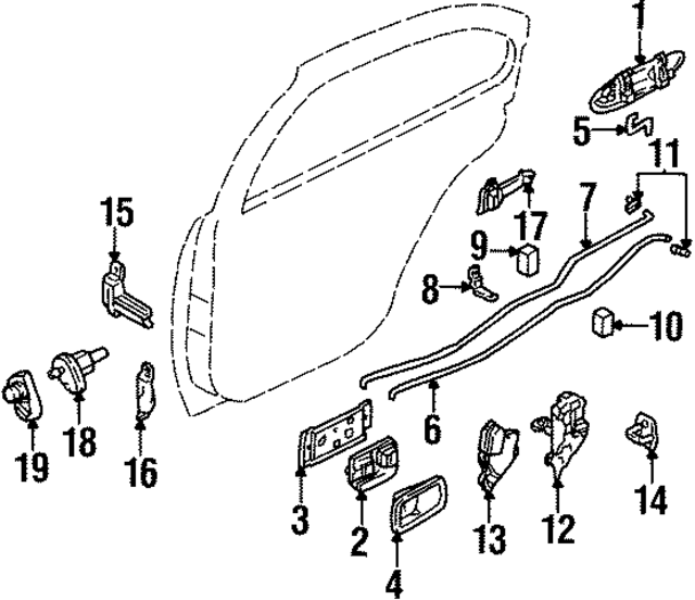 8084551U00 - Body: Linkage Rod Insulator for INFINITI: I30 Image