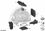 63117225228 - Lighting: Repair Kit Screws for BMW Image