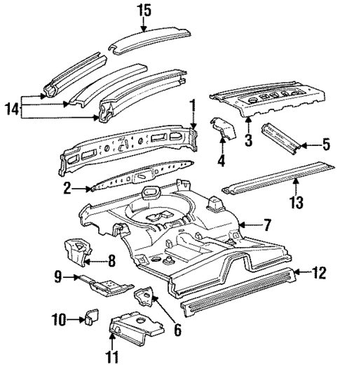 Rear Body for 1989 Ford Mustang #0