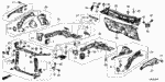 60843TX8A00ZZ - : Bracket, Ex Pipe for Acura Image