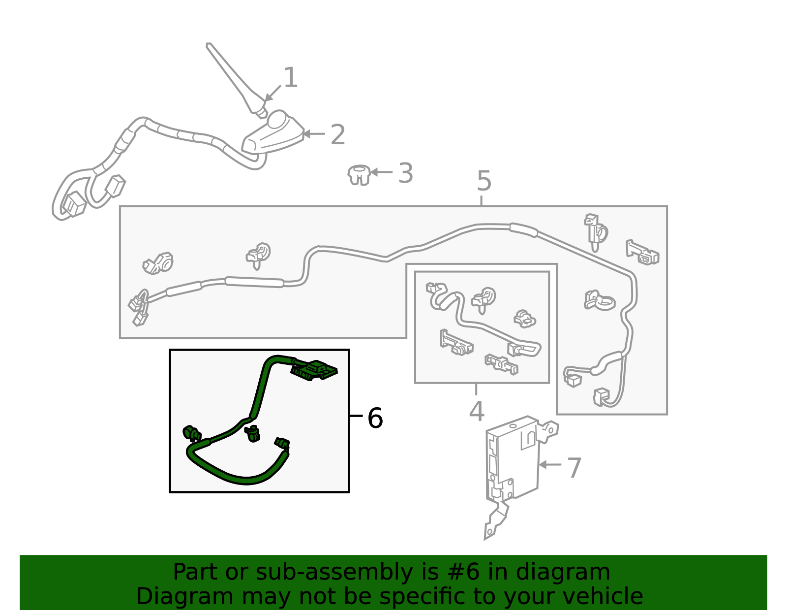 39835-SWA-A01 - 2007-2009 Honda CR-V - Antenna Assembly GPS | Genuine ...