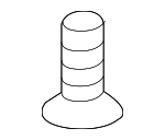 90107TLAA00 - Body: Latch Bolt for Honda: Civic, CR-V, HR-V, Odyssey, Passport, Pilot Image