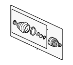 5C0498099D - Suspension: Cv Joint Kit for Volkswagen Image