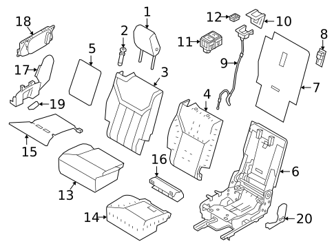 Second Row Seats for 2023 Land Rover Defender 90 #8