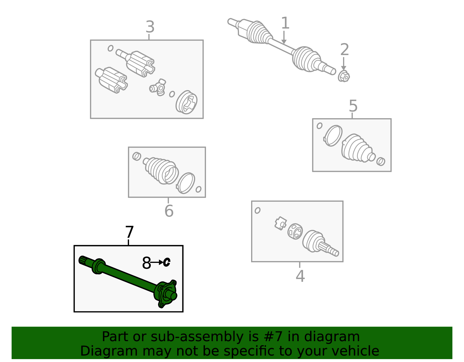 22772313 - 2013-2024 GM - Front Wheel Drive Intermediate Shaft