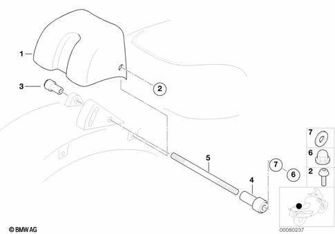 Motorcycle Frame for 2003 BMW-Motorrad R 1200 C Independent #3
