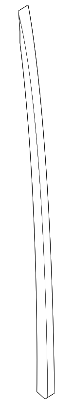 95855952201 - Body: Applique Gasket for Porsche: Cayenne Image