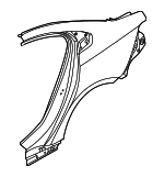 41219635519 - Body: Quarter Panel for BMW: 530i, 530i xDrive, 540i xDrive, 550e xDrive, i5 Image