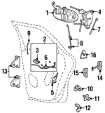 F8DZ54264A01AAA - Body: Control Assembly for Ford: Taurus | Mercury: Sable Image