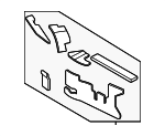 64115A02177 - HVAC: Insulation for BMW Image