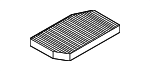 64115A547D4 - HVAC: Filter Element for BMW Image
