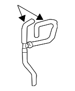 1J0122447FK - Cooling System: Engine Coolant Hose for Volkswagen Image