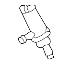 3D0965561D - Cooling System: Auxiliary Pump for Volkswagen: Eos, EuroVan, Golf, Jetta, Passat, Phaeton, R32, Touareg Image
