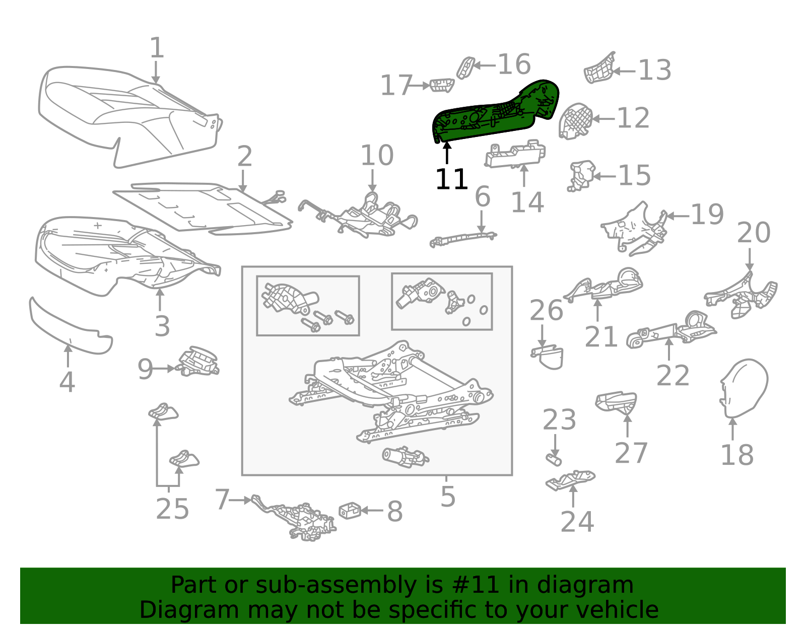 2021-2024 Toyota Mirai Outer Cover 71811-62030-C0 | MotorMotor