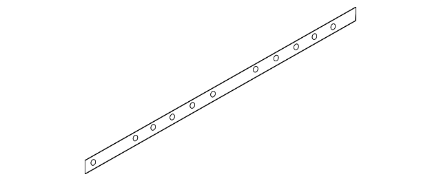 Lower Weather-Strip - BMW (51767301749)