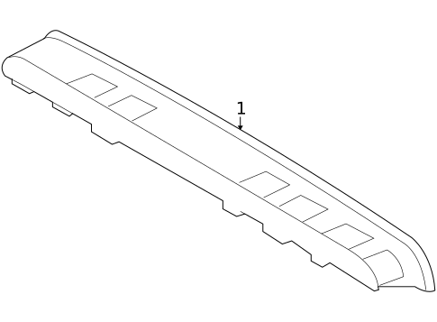 High Mounted Stop Lamp for 2006 Mercedes-Benz CLS55 AMG #0
