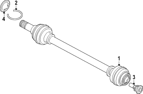 Drive Axles for 2023 BMW i7 #1