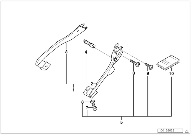 46547670517 - : Left Case Holder for BMW-Motorrad Image