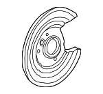 43253SDRA00 - Brakes: Brake Dust Shield for Honda: Accord Image