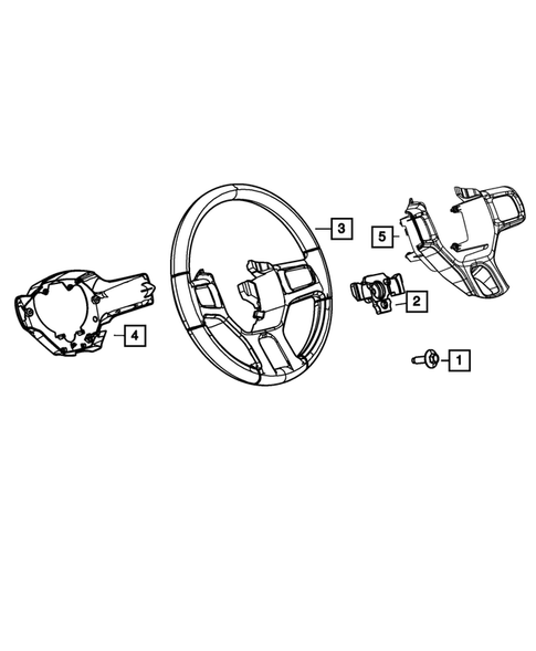Steering Wheel for 2012 Ram 2500 #0