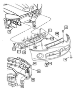 6504118 - Frames and Bumpers: M6 X 1.00 U-nut for Mopar Image