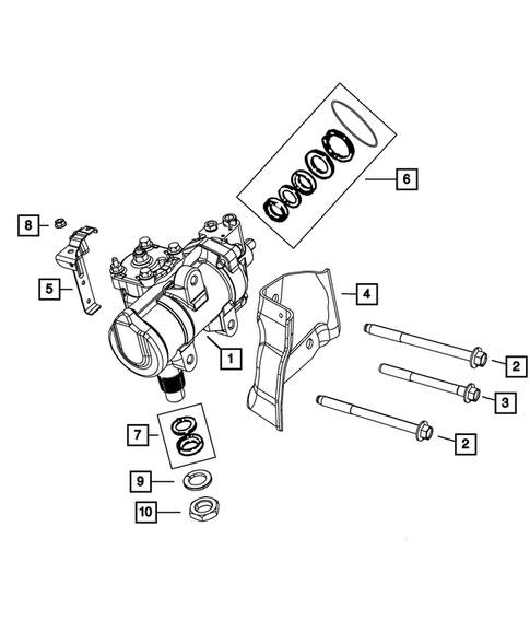 Steering Gear for 2014 Ram 2500 #0