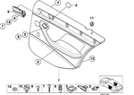 51428232629 - : Door Trim Panel, Rear, Left for BMW Image