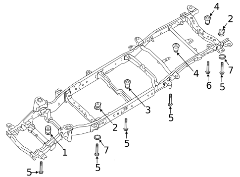 Body Mounting for 2019 Nissan NV1500 #0