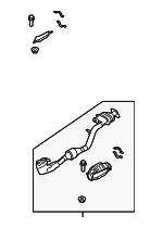 44620AB58A - : Catalytic Converter for Subaru Image