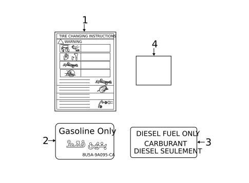 Labels for 2013 Ford F-250 Super Duty #0