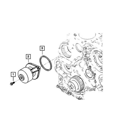 Water Pump and Related Parts for 2018 Ram 3500 #4