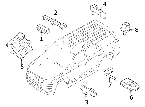 Keyless Entry Components for 2018 Lincoln Navigator #0