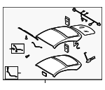 8J7871011CU70 - : Top Assembly for Audi: TT, TT Quattro, TTS Quattro Image