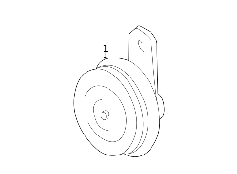 Horn for 2007 Pontiac Vibe #0