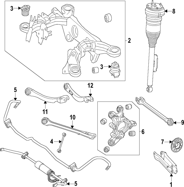 2233206404 - : Shock Absorber for Mercedes-Benz Image