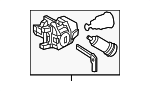 997609502 - Body: Cylinder &amp; Keys for Mercedes-Benz Image