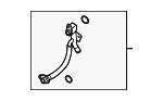6K121497AS - Engine: Water Inlet Pipe for Volkswagen Image