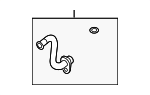 6K121492Q - Engine: Water Outlet for Volkswagen Image