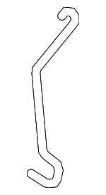 1L2Z7822134AA - Body: Cylinder Rod for Ford: Explorer | Lincoln: Aviator | Mercury: Mountaineer Image