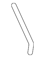 1L2Z7822153AA - Body: Handle Rod for Ford: Explorer, Explorer Sport Trac | Lincoln: Aviator | Mercury: Mountaineer Image