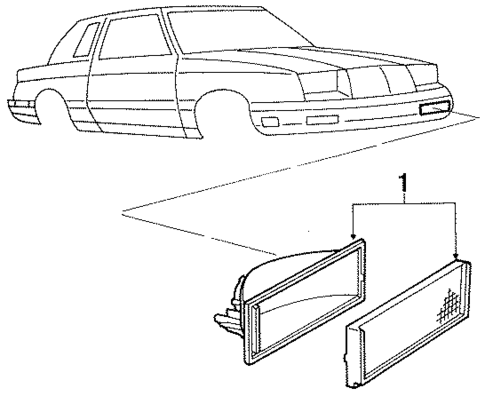 Park Lamps for 1986 Chrysler LeBaron #0
