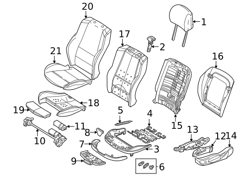 Power Seats for 2006 BMW X5 #1
